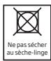 BEKO DCB816W - Linge pas adapté à un séchage en machine - 1