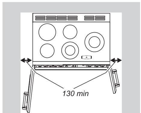 FALCON CLAS90 ECCY/B-EUC - Positionnement de la cuisineire - 3
