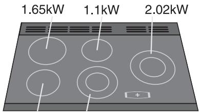 FALCON CLAS90 ECCY/B-EUC - La table de cuisson - 4