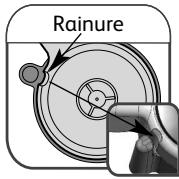 SEB CLIPSO + MOULESconic - Pourmettre en place la soupape de fonctionnement: - 1
