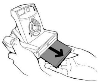 POLAROID Spectra 1200FF - Charger la pellicule (Important: Toujours charger la cassette de pellicule lorsque l'appareil photo est ouvert ! - 3