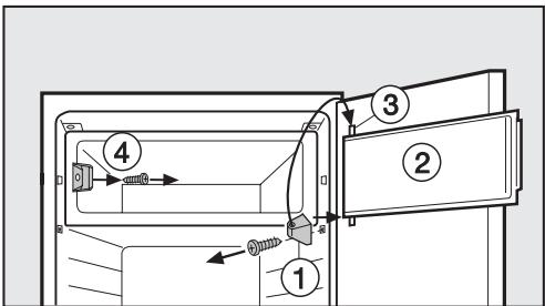 MIELE K8653SFD-1BLANC - Portedu compartiment de congélation - 1