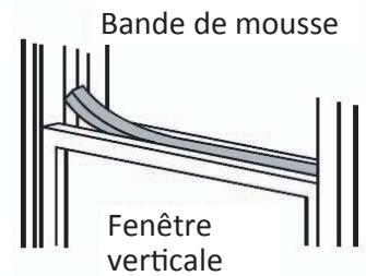 PROLINE PACS8O0OW - Installation du tuyau d'évacuation sur une fenêtre (avec la barre coulissant) - 7