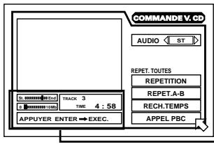 JVC XV-FA92 - Affichage COMMANDE MP3 (voir page 55) - 2