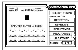 JVC XV-FA92 - Affichage COMMANDE DVD (Pour DVD AUDIO) - 7