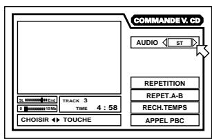 JVC XV-FA92 - Pour changer la langue ou le son audio [AUDIO] DVD DVD Video CD - 8