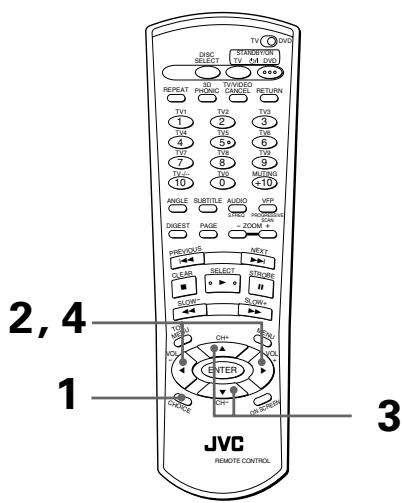 JVC XV-FA92 - Réglage des préférences - 1