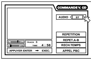 JVC XV-FA92 - Pour changer la langue ou le son audio [AUDIO] DVD DVD Video CD - 6