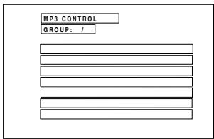 JVC XV-FA92 - Spécification du groupe et de la plage désirés MP3 - 1