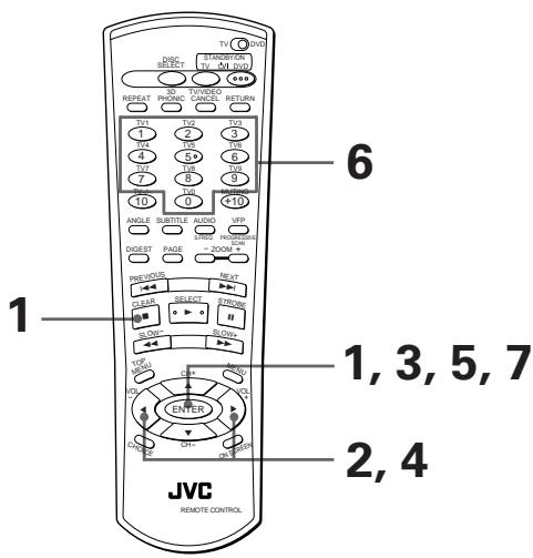 JVC XV-FA92 - Programmation de la censure parentale pour la première fois [CENSURE PARENTALE] - 2
