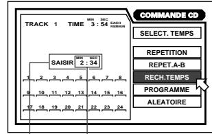 JVC XV-FA92 - Pour repérer la position désirée dans le titre ou la plage courant [RECH. TEMPS] DVD DVD Audio CD Video CD - 3