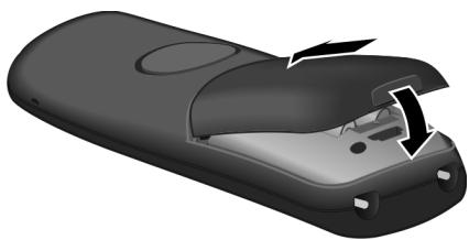 SIEMENS Gigaset C470 C475 - Fermeture du couvercle de la batterie - 1