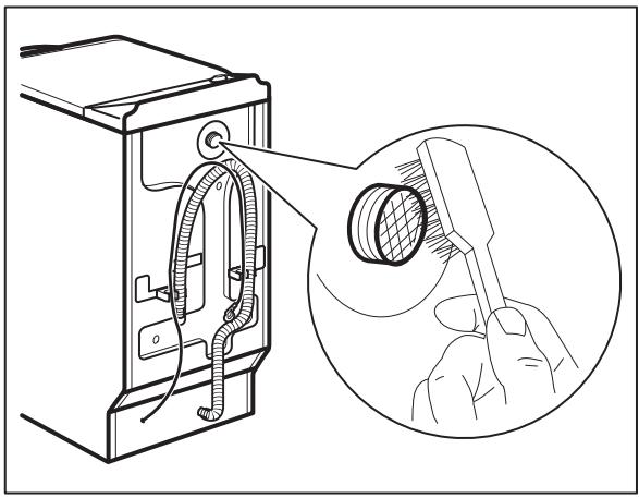 ELECTROLUX EWT1274EWS - Nettoyage du tuyau d'arrivée d'eau et du filtrre de la soupape - 3