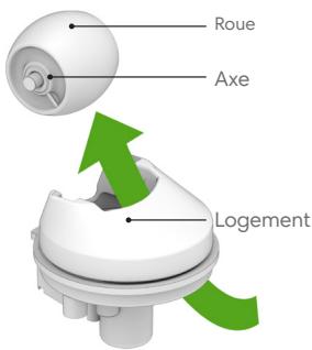 IROBOT Roomba676 - Nettoyage de la roue avant - 1