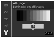 NIKON 1S1BK + 11-27.5 +30-110 - Luminosité des affichages - 1