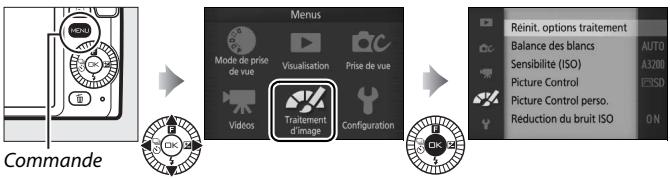 NIKON 1S1BK + 11-27.5 +30-110 - Menu Traitement d'image - 1