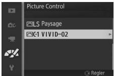 NIKON 1S1BK + 11-27.5 +30-110 - Enregistrez le Picture Control. - 2