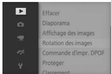 NIKON 1S1BK + 11-27.5 +30-110 - Choix d'un menu - 1