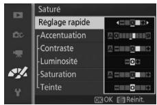 NIKON 1S1BK + 11-27.5 +30-110 - Modifiez le Picture Control selectionné. - 1