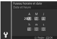 NIKON 1S1BK + 11-27.5 +30-110 - Choisissez une langue et reglez l'horloge. - 6