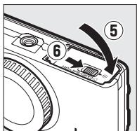 NIKON 1S1BK + 11-27.5 +30-110 - Insérez l'accumulateur et une carte mémoire. - 4