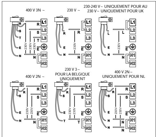 WHIRLPOOL ACM 703 IX - Connexions au bornier - 2