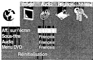 JVC TH-A35 - Menu Langue - 1