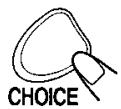 JVC TH-A35 - Appuyez sur CHOICE. - 1
