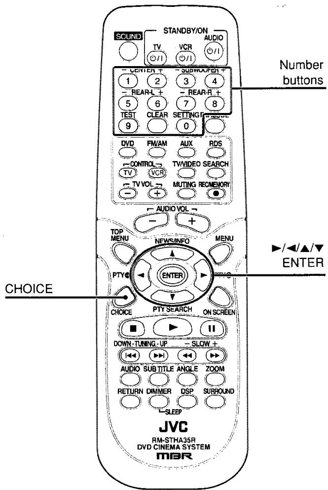 JVC TH-A35 - Menu Réglage - 2