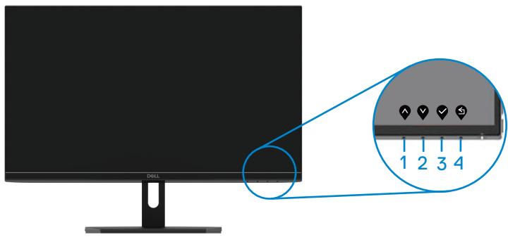 DELL SE2419H - Contrôles OSD - 1