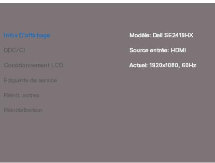 DELL SE2419H - Acceder au menu OSD - 13