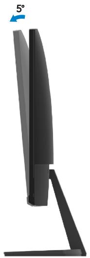 DELL SE2419H - Utiliser l'inclinaison - 2