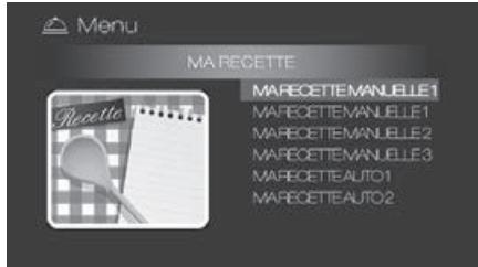RIVIERA ET BAR MAESTRO OMC560 - Mode "Ma recette" - 2