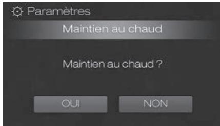 RIVIERA ET BAR MAESTRO OMC560 - Programmer le Maintien au chaud - 1