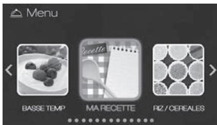 RIVIERA ET BAR MAESTRO OMC560 - Mode "Ma recette" - 1