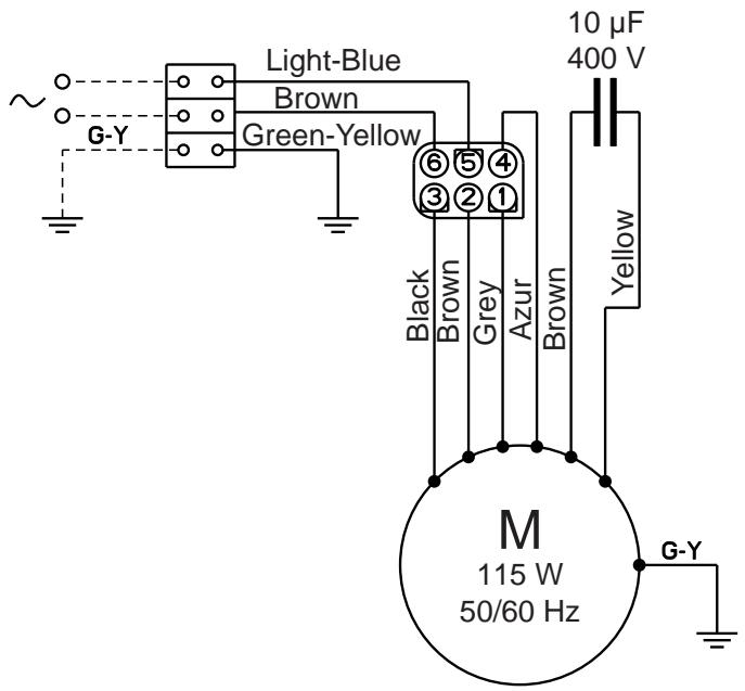 ROBLIN MOTEUR MISTRAL 800 - Plaque Signalétique - 13