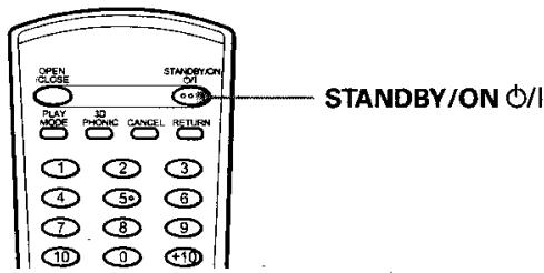 JVC XV-E100 - Mise sous/hors tension de l'unité - 1