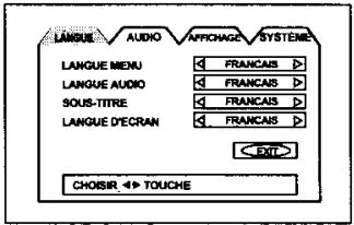 JVC XV-E100 - Affichages de préférence - 2