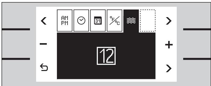 GAGGENAU BS 254-110 CD INOX - Régler la date - 2