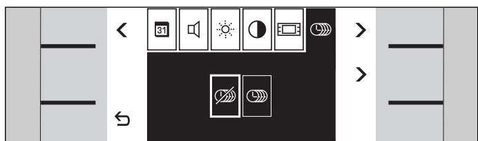 GAGGENAU BS 254-110 CD INOX - Exemple : modifier l'affichage de veille - 8