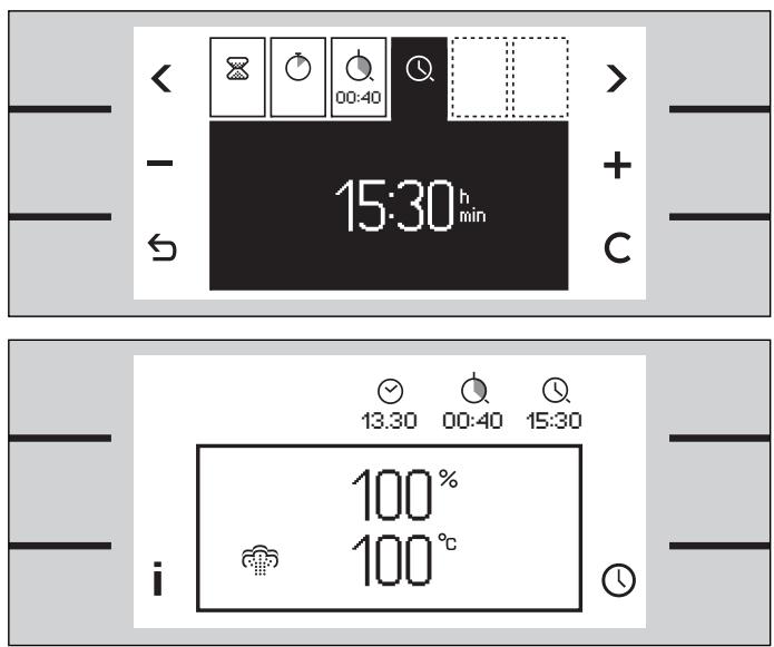 GAGGENAU BS 254-110 CD INOX - Heure d'arrêt - 1