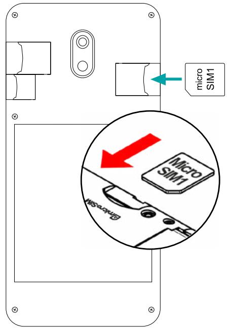 LENNY 5 - - Insertion de la carte SIM - 2 SIM - 2