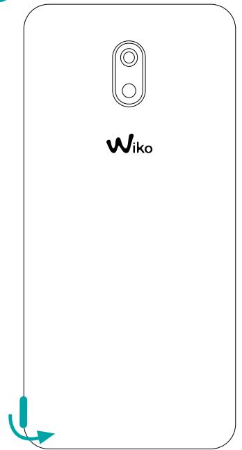 LENNY 5 - - Insertion de la carte SIM - 2 SIM - 1