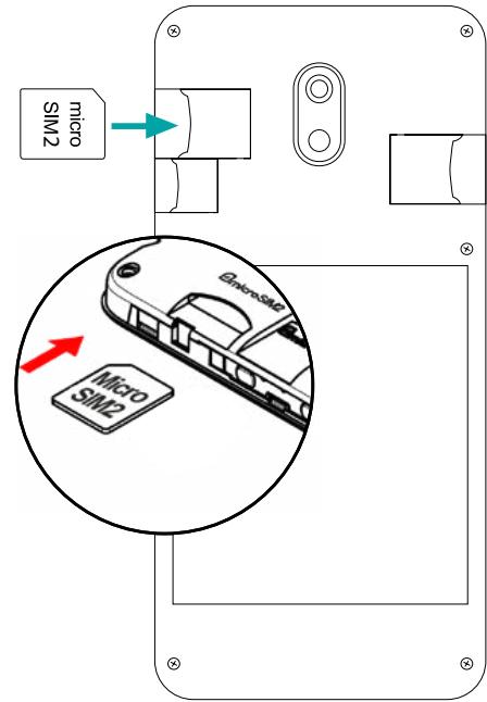 LENNY 5 - - Insertion de la carte SIM - 2 SIM - 3