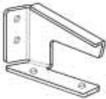 ARISTON MSAA 46 BLC - Support Stabilisateur - 2