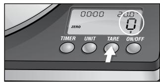 RIVIERA ET BAR HN 300A METAL - Function "TARE" - 1