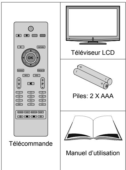 PROLINE LD 2263 D/MPEG2 - Contenu du carton - 1