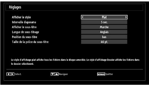 PROLINE LD 2263 D/MPEG2 - Réglages du navigateur média - 1