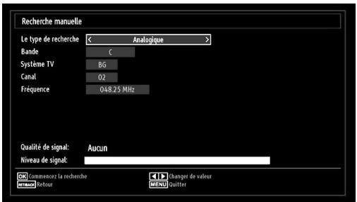 PROLINE LD 2263 D/MPEG2 - Recherche manuelle analogue - 1