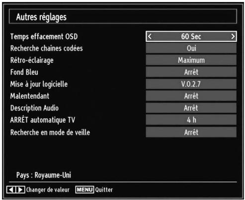 PROLINE LD 2263 D/MPEG2 - Configuration des autres réglages - 1